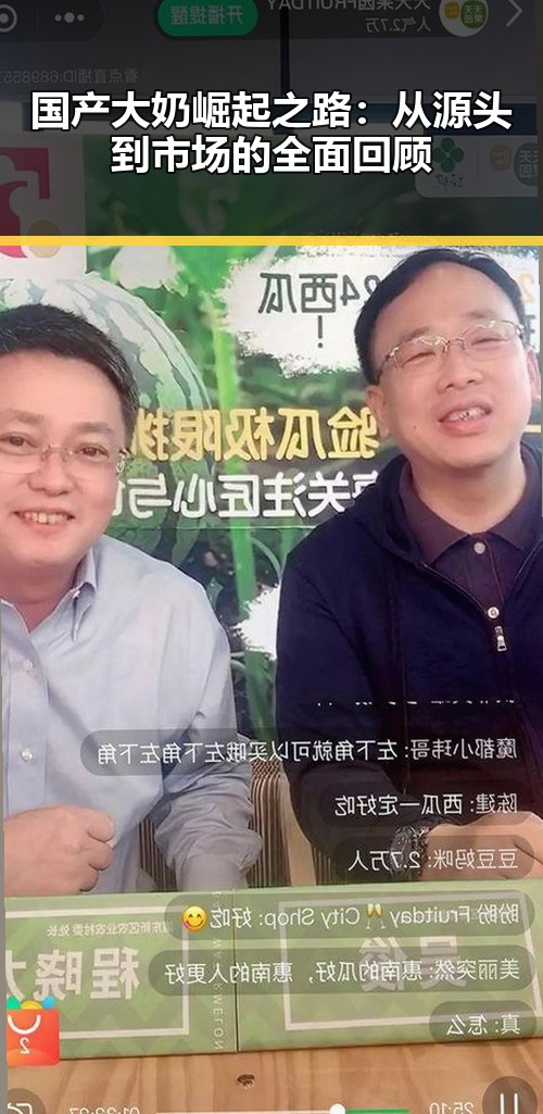 国产大奶崛起之路：从源头到市场的全面回顾